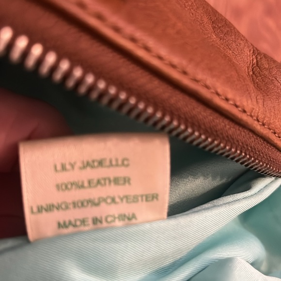 LILY JADE MADELINE buttery soft leather convertible handbag - Picture 13 of 13